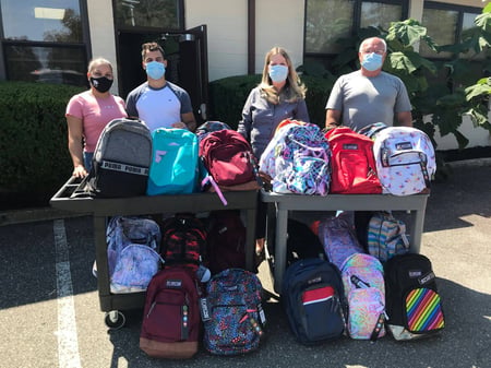 Covanta Babylon Back-to-school donation