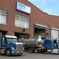 Trucks line up outside our CES Milwaukee facility. 