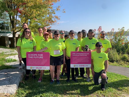 Supporting the Canadian Cancer Society