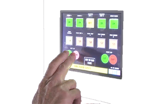 Control panel transparent