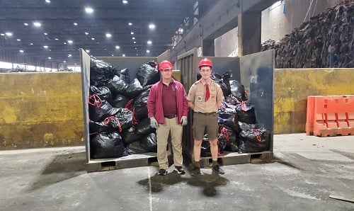 Covanta Flag Retirement