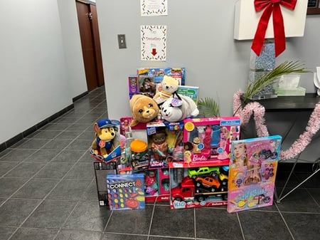 Holiday Toy Donations from Covanta Delaware Valley