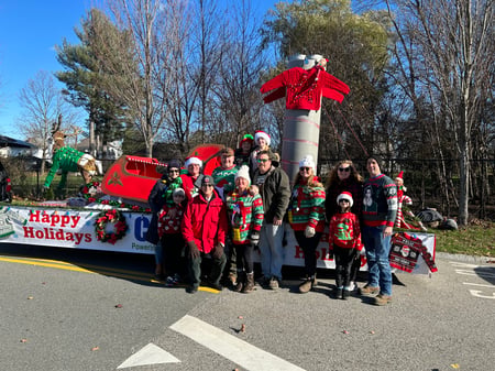 Annual VFW Santa Parade in Haverhill