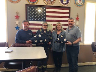 Retiring American Flags