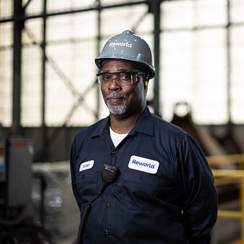 Employee in facility