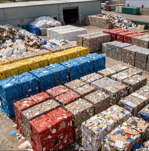 Diverted waste pallets