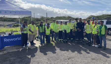 Reworld™ Takes Part in Honolulu Earth Day Cleanup