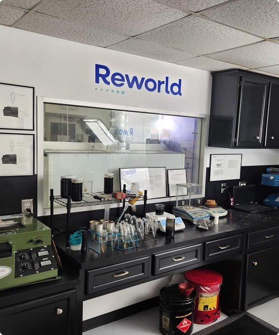 Laboratory at Reworld facility.