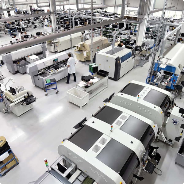 Modern industrial manufacturing facility.