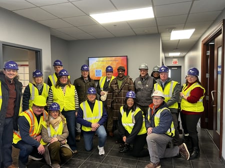Delaware County Solid Waste Authority team and Mayor Roots Visit Reworld™