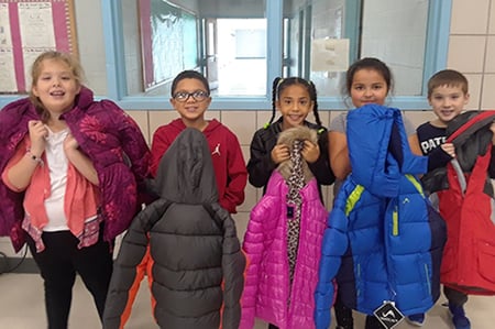 Haverhill Partners with YMCA for Seasonal Wear Donation