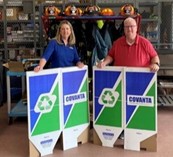 Covanta Hempstead Donates Waste Bins