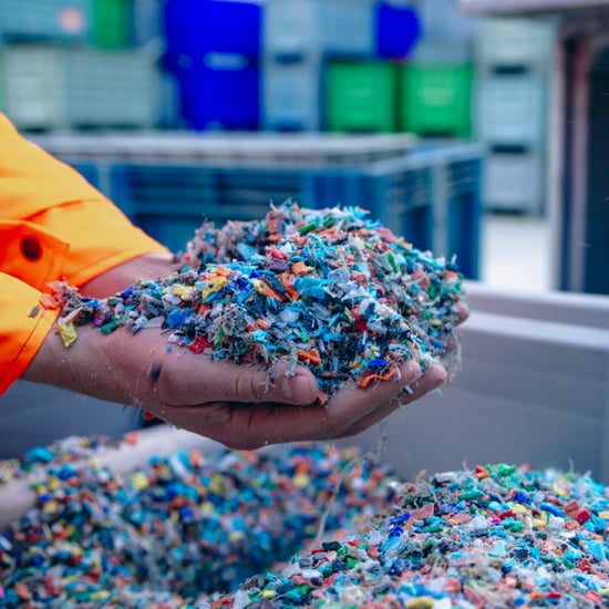 shredded mixed plastic waste