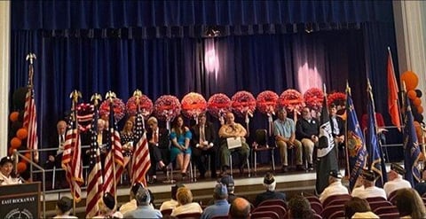 veterans on stage